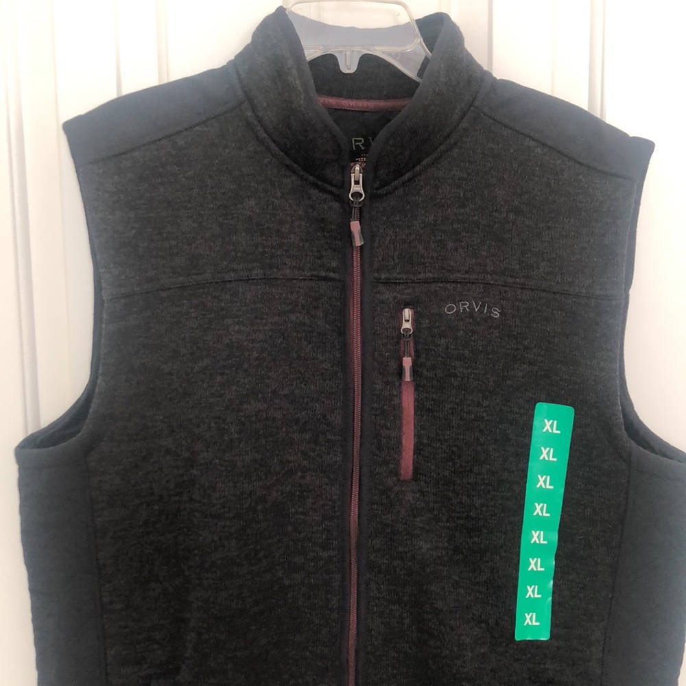 Black Orvis Men's Vest - Picture 2 of 12